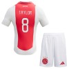 Officiële Voetbalshirt + Korte Broek Ajax Kenneth Taylor 8 Thuis 2024-25 - Kids